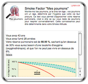 Smoke factor "Mes poumons"